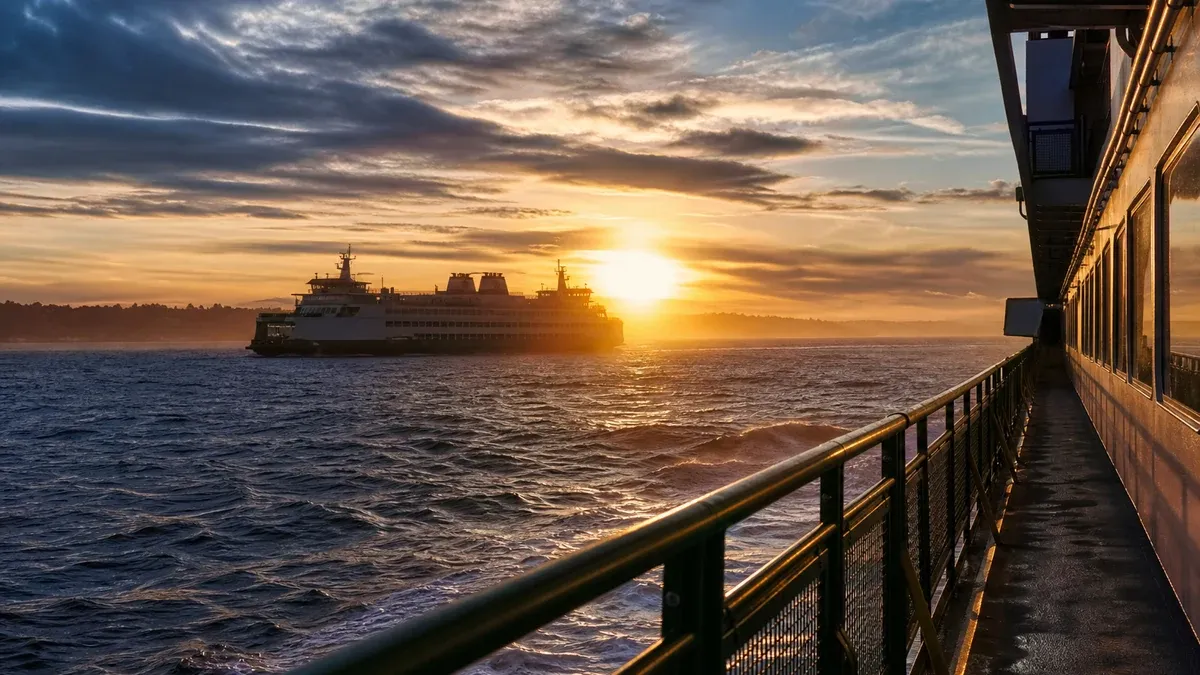 Photography Spots scenic ferry travel guide illustration
